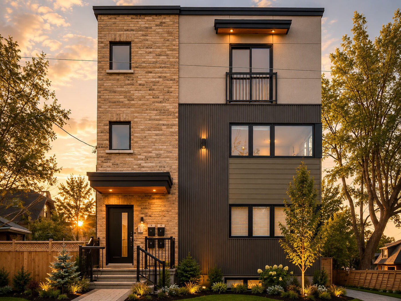 149 Henderson Avenue from the street in Sandy Hill, Ottawa